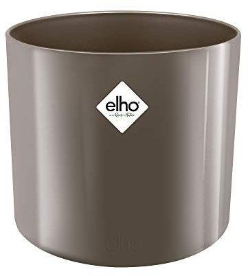 elho pot de fleurs - b.for diamond rond 6cm oyster pearl - 6 x 6 x 5.8 cm
