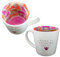 Two Up Two Down Mug ~ Ceramic Tea/Coffee ~ Inside Out Mug ~ Home is Where My Cat is