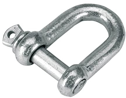 Schäkel ger., 1/2, 12 mm zu 3 St. im Pack