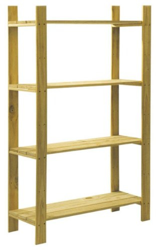 Core Products Cedar Timber 4 Shelf Storage Unit