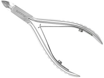 Suvorna Professional 4.25 Full Jaw Nail Cuticle Nippers & Cuticle Trimmers - Japanese Steel Cuticle Remover/Clippers - Beauty Cuticle Care Manicure & Ingrown Tool for Men/Women at Spa Salon & Home