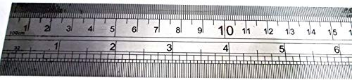 Toolzone 1m Stainless Steel Ruler In Wallet