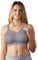 Medela Medela Damen Nahtloser Schwangerschafts-und Still BH - Body Silk Seamless, Gr. L, Silver belle