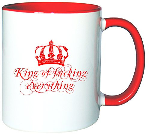 Mister Merchandise Mug Tasse à café King of Fucking Everything thé Pot Grande, Plein de Couleurs