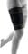 BAUERFEIND, 1 Paar Sport Kompressions-Oberschenkelbandage, Unisex, Rechts und Links tragbar, Für Ball- und Ausdauersportarten, Stärkung der Muskulatur, Gr. M extra lang, Schwarz, 29345721700042