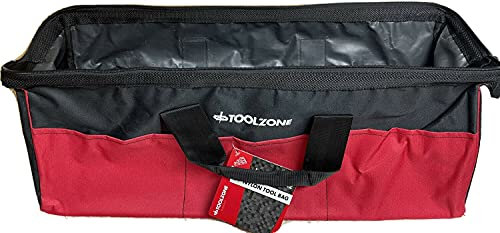 Toolzone 24 Toolbag Yellow and Black With Side Pockets