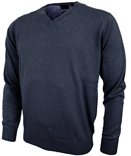 Greg Norman Men's Cashmere Small Blau - Navy