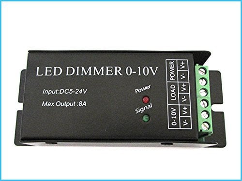 LED-Dimmer mit Signal 0-10V oder Potentiometer mit 12V 24V 8A LED-Streifen zur DM010