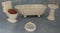 1/12th Scale Bathroom Set Ceramic for Dolls House