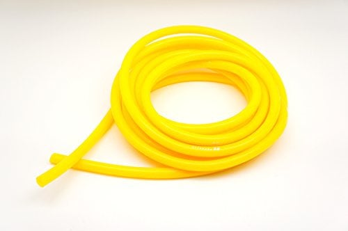 Autobahn88 High Performance Silicone Vacuum Hose, ID=0.63 (16mm), OD=0.95 (24mm), 5 Feet (1.5 Meter), Yellow