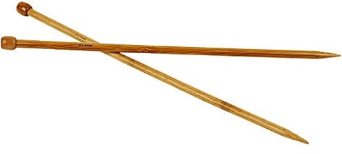 Stricknadeln, Größe 9, L 35 cm, 1 Paar