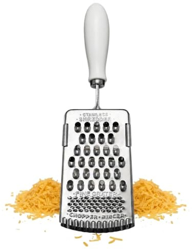 Premier Housewares Straight Grater | Stainless Steel Box Grater