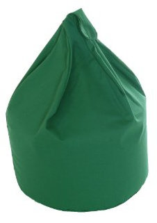 Children Size Cotton Bean Bag With Beans In British Racing Green