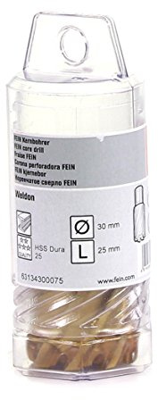 FEIN HSS Dura 25 Kernbohrer mit Weldon Aufnahme 30 x 25 mm (63134300075)