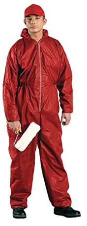 Reis KOM Maleranzug | Ganzkörperanzug | Overall | Schutzanzug | Lackieranzug | Rot | XL Größe