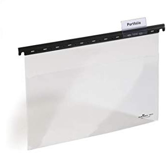 Durable Hängesichttasche, für ungelochtes Schriftgut, farblos, Packung à 25 Stück, 260419