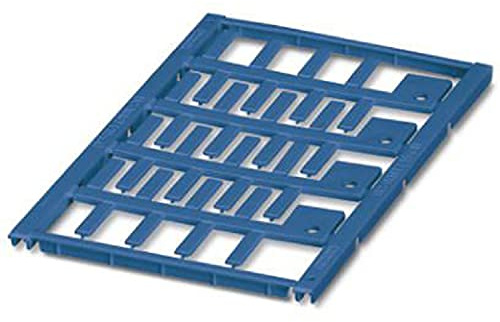 PHOENIX CONTACT UC-WMT (15X4) BU Kabelmarker, 0.6 mm-50mm Kabeldurchmesserbereich, 15 mm x 4 mm Schriftfeldgröße, 32 Einzelschilder, Blau, 10 Stück