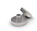 Neodym Flachgreifer Topfmagnet Ø 32x7 mm mit Gewindebuchse M5 Hafkraft 35 kg