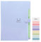 folders Buchstabe A4-Papier Fächermappe Ordner Taschen Akkordeon Dokument Veranstalter violett
