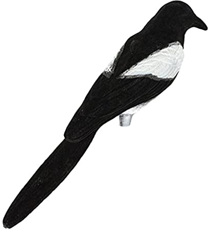Gazechimp Schwarz Elstern Jagd Lockvogel Taubenschreck für Garten Halloween Scarer Prop Dekor