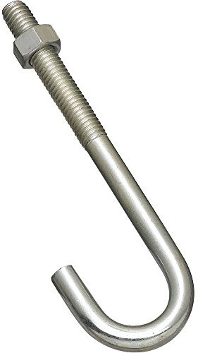 National Hardware N232-959 2195BC J Bolt in Zinc plated,3/8 x 5