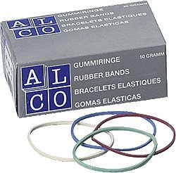Alco Gummiringe 735 farbig 65mm 50g
