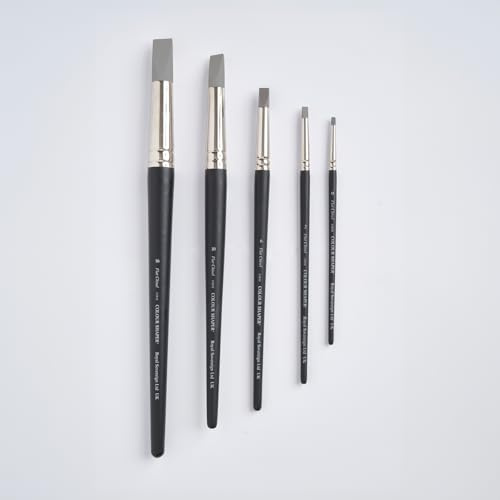 Colour Shaper Cup Chisel 10 Flat Painting Shaper Brush - Grey