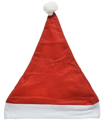 Weihnachtsmannmütze rot aus Stoff