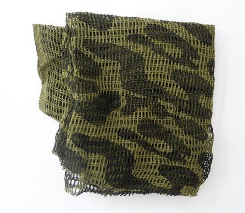 wildlifephotographyshop Netz aus grobgewebtem Baumwollstoff, Camouflage, 100 cm x 100 cm