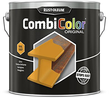 RUST-OLEUM 7348.2.5 Combicolor Original, Superior Metal Protection, Direct To Rust, Safety yellow-RAL 1007