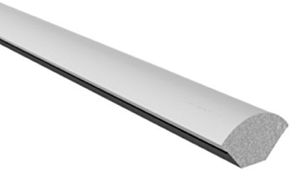 SmartHome 5 Pack White 19mm Quadrant UPVC Trim, 1.2 Metres Internal Corner Angle Trim