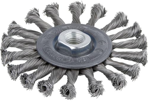 wolfcraft Steel Wire Wheel Brush, Twisted I 2149000
