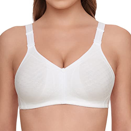 SUSA BH ohne Bügel Longline BH Classics I Bügelloser BH mit femininer Optik durch Spitzeneinsatz I Halbtransparenter BH mit 3-teilig genähten Cups