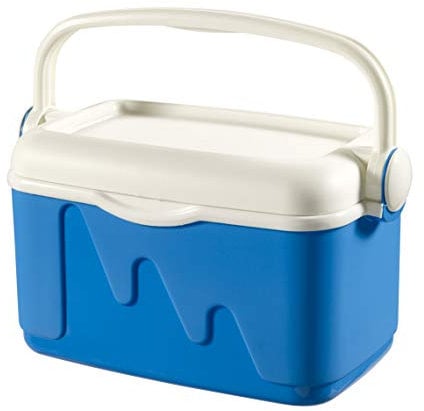 Curver Nevera portátil con asa, Ideal para camping, playa, picnic, Capacidad 10 L, Color Azul