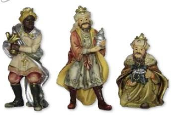 Heilige Drei Könige 3tlg. Set, für 10cm Figuren
