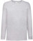 Fruit of the Loom Valueweight Children's Long-Sleeve T-Shirt Choice of Colours - Grey - One size