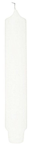 Fink Candle, getauchte Stabkerze, Paraffin, weiß, L. 3 cm, B. 3 cm, H. 25 cm