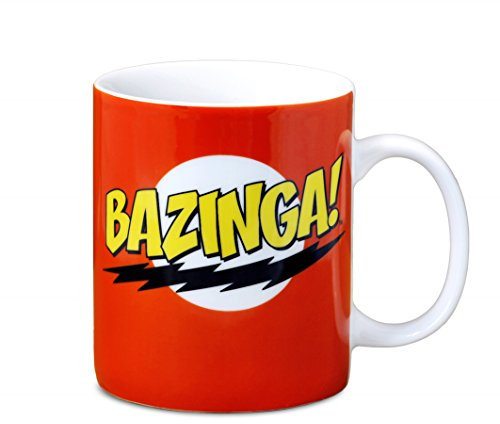 Logoshirt® Big BangTheory I Bazinga I Mug I Tasse à café I Porcelaine I 300 ml I Dans une boîte cadeau colorée I Design original sous licence