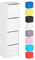 Hartleys 4 Tier White Cube Unit - Choice of Storage Boxes