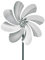 blomus -VIENTO- Windrad aus mattiertem Edelstahl, 20 cm Rotor-Durchmesser, Windspiel, Gartenstecker, hochwertige Dekoration, exklusives Gartenaccessoire (H / B / T: 70 x 20 x 8 cm, Edelstahl, 65029)