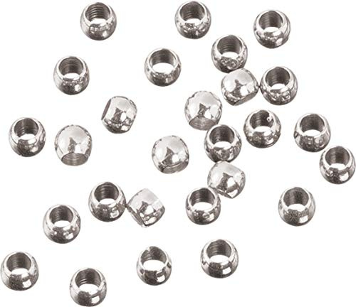 Gütermann / KnorrPrandell 2230375 - Quetschperlen 2,5mm platiniert, 30 Stück/Beutel