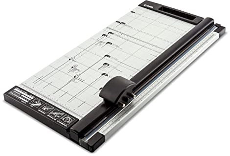 Carl 45,7 cm DC-2A3N Premium Papierschneidemaschine, Metallbasis, 15 Blatt Schnittkapazität.