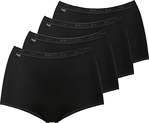 Sloggi Basic – Höschen – 4 Stück – Damen, Schwarz