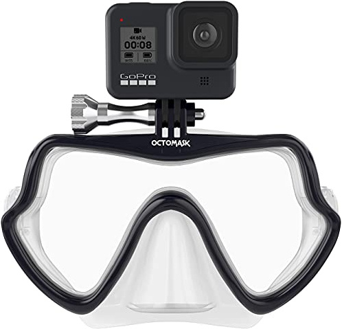 Octomask Frameless Gopro Dive Mask For Diving And Snorkeling