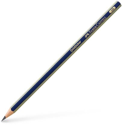 Faber-Castell 1221 Graphitstift, 5B, Box mit 12 Stück