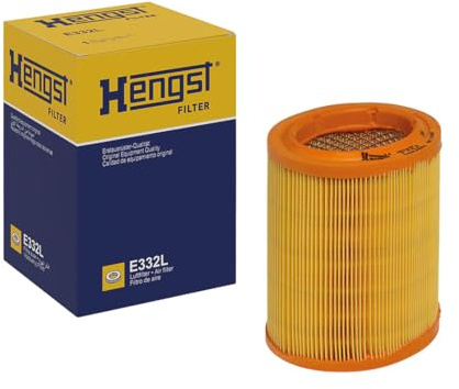 HENGST - Luftfilter E332L - Luft-Filtereinsatz für KFZ - Hochwertiger Motorluftfilter für Otto- oder Dieselmotor - Schutz für Motoren - Wasserbeständig