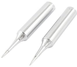 sourcing map 900M-T-I Replacing 0.4mm Dia Point Soldering Solder Iron Tip 2pcs