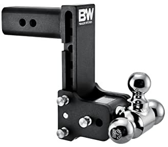 B&W Trailer Hitches Anhängerkupplung Ziehen und Verstauen, 4,8 x 5,1 x 7,8 cm mit 6,3 cm Empfänger – 17,8 cm Fall, 19,1 cm Erhöhung