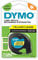 DYMO Original LetraTag Etikettenband | schwarz auf gelb | 12 mm x 4 m | selbstklebendes Kunststoffetiketten | für LetraTag-Beschriftungsgerät