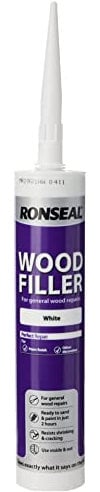 Ronseal MPWFW310 310ml Multi-Purpose Wood Filler Cartridge - White
